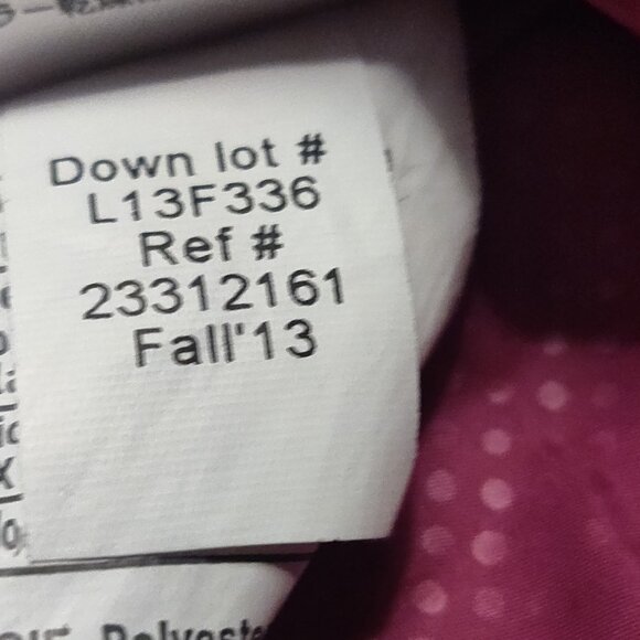 Eddie Bauer Fuchcia Pink Goose Down Vest Women's SMALL - Picture 4 of 5